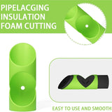 6PCS Foam Pipe Insulation Cutter Tool Cutting Guide Clip for Homes Industries Commercial Places Versatile Fixture