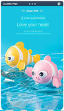 Hot sellingBaby Bath Toys Cute Swimming Fish Cartoon Animal Floating Wind Up Toys Water Game Classic Clockwork Toys For Toddlers