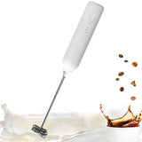 Electric Milk Frother 2 In 1 Rechargeable  Blender Stainless Steel 3 Speeds Coffee Mixer Egg Beater Handheld Foam Maker Tools