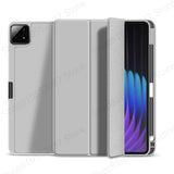 Coque For Xiaomi Pad 7 Case with Pen Holder PU Leather Soft Back Trifold Stand Cover For Xiaomi Pad 7 Pro Mi Pad 7 Case 11.2''