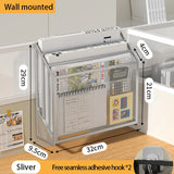 Desk Mail Organizer for Countertops, Mesh Bill Desk Organizer, File and Letter Holder, Letter Tray, Paper Mail Sorter,