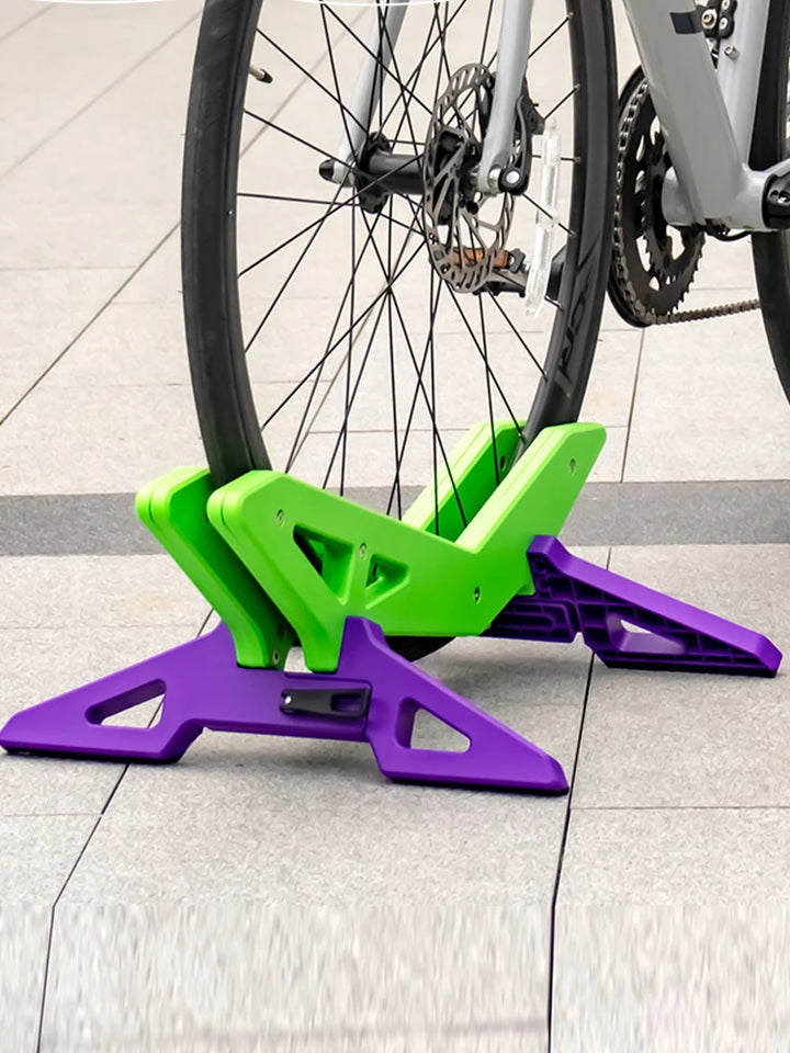 Floor Bicycle Stands Adjustable Bike Floor Kickstand Anti-Slip Bike Parking Stand Bike Display Shelf Cycling Accessories