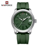 NAVIFORCE New Style Popular Silicone Strap Male Quartz Watches Fashion Casual Waterproof Wristwatches for Men Relogio Masculino