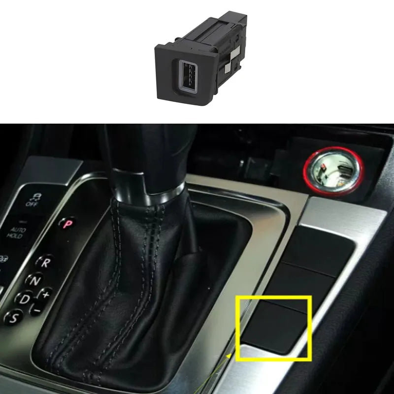 Car charger QC3.0 Fast charger Interface Socket Quick Charger Adapter Phone for Volkswagen Magotan B6