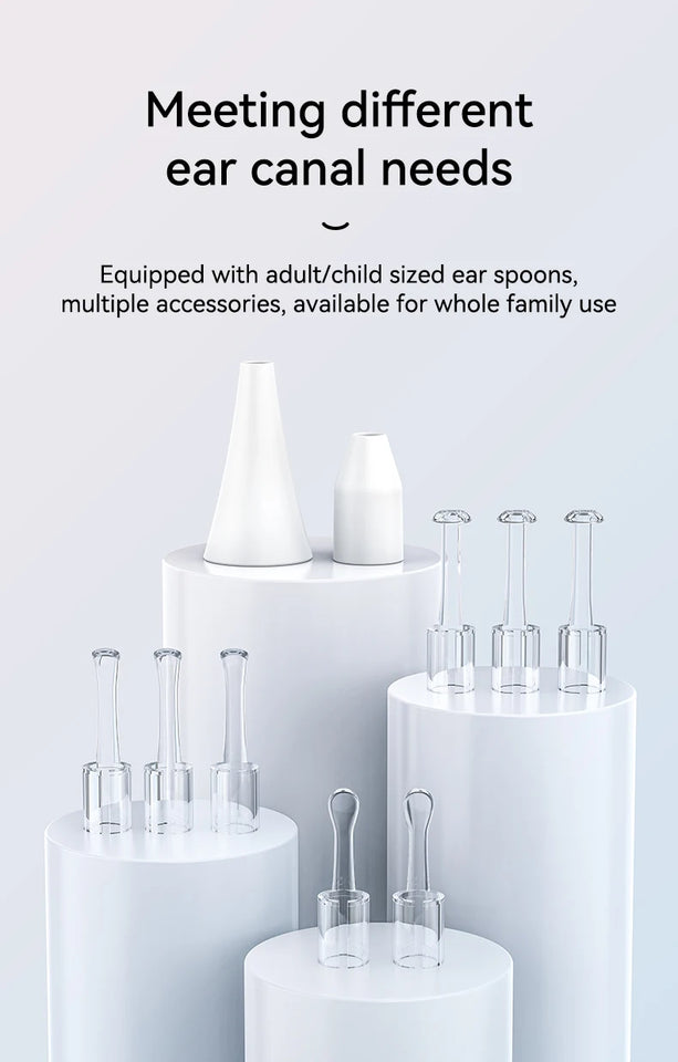 Ear Otoscope With 6LED Lights 3.9mm Ultra-Thin 1080PHD Smart Visual Ear Camera Digital Otoscope for Kids and Adults