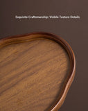Wooden Decorative Serving Tray for Coffee Table and Home Decor Fruit Platter Decor Trays Serving Ware Food Dish Serving Platters