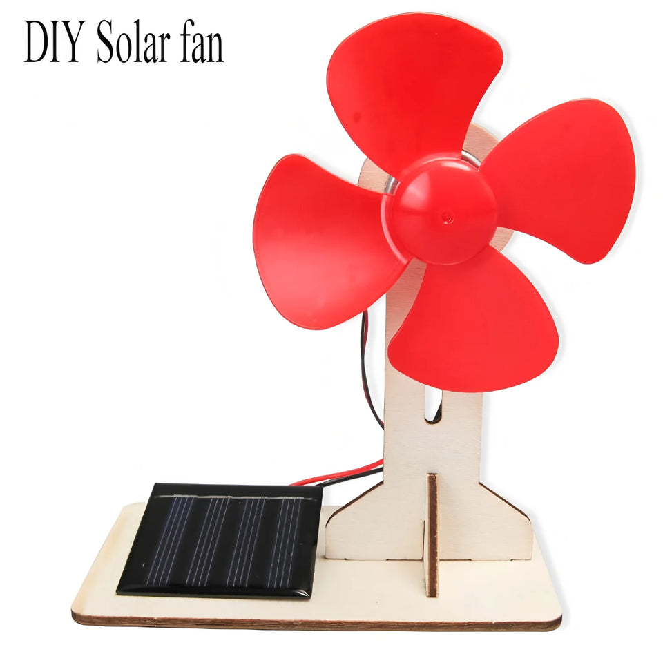 Solar fans, children's DIY handcrafted assembly models, 3D wooden jigsaw puzzles, educational science experiments