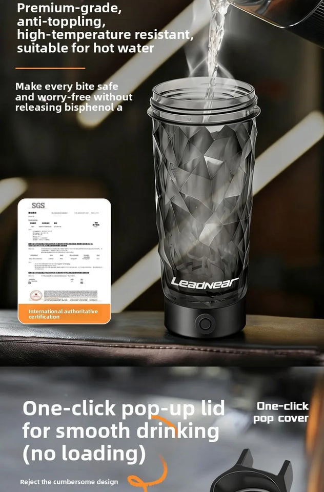 Portable Blenders Cup 700ml Rechargeable Electric Mixing Cup Protein Powder Shaker Cup for Sports Travel Home Milk Coffee Mixer