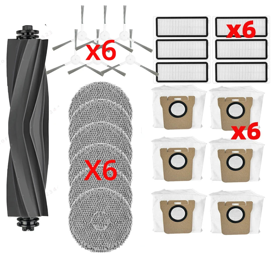 Compatible For Dreame Bot L20 Ultra / X20 Pro / L30 Ultra Replacement Parts Accessories Main Side Brush Hepa Filter Mop Dust Bag