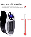 Portable Mini Space Heater with Remote Control Fast Heating Electric Warmer for Room Office Desk Indoor Use