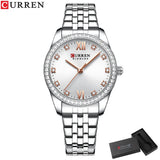 New stock! ! Women Bracelet Watches Steel belt Love Steel belt Rhinestone Quartz Wrist Watch Luxury Fashion Watch for women
