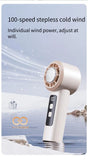 Refrigeration Turbo Cooling Mini Fan USB Adjustable Handheld Fan Suitable Office Outdoor Portable Personal Fan