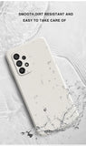 Official Square Liquid Silicone Phone Case for Samsung Galaxy A13 A23 A33 A53 A73 5G Soft Waterproof Mobile Back Covers Carcasas