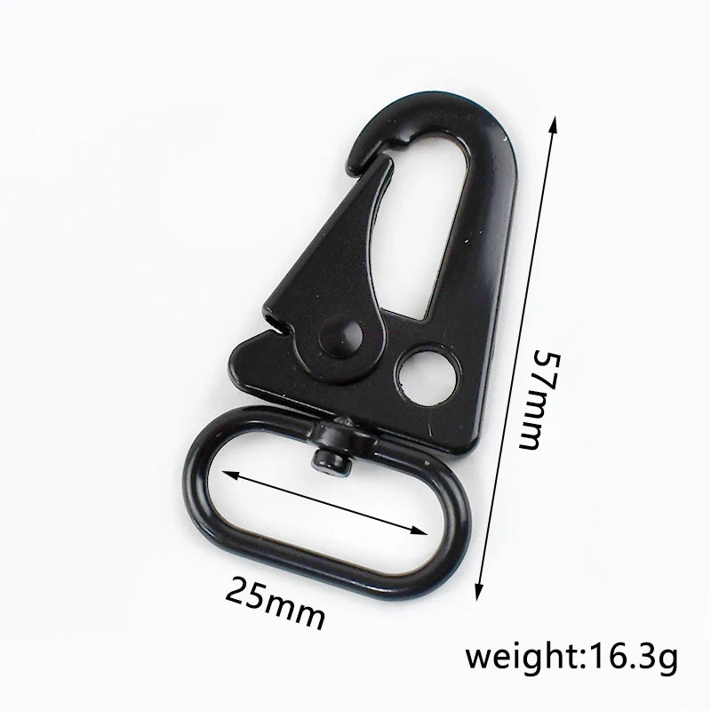 5/10Pcs 20/25/32/38mm Metal Buckle Bag Strap Lobster Clasp Backpack Webbing Dog Collar Trigger Snap Hook DIY Hardware Accessory