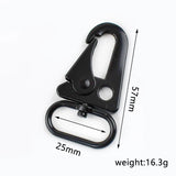5/10Pcs 20/25/32/38mm Metal Buckle Bag Strap Lobster Clasp Backpack Webbing Dog Collar Trigger Snap Hook DIY Hardware Accessory
