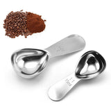 1pc Stainless Steel Coffee Spoons Coffee Measuring Scoop for Ground 15ml/30ml Beans Tea Sugar Delicate Home Barista Accessories