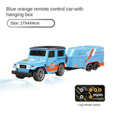 J40Small Mini Remote Control Alloy Birthday Gift Toy Car Model with Lights and Hanging Box for Boys