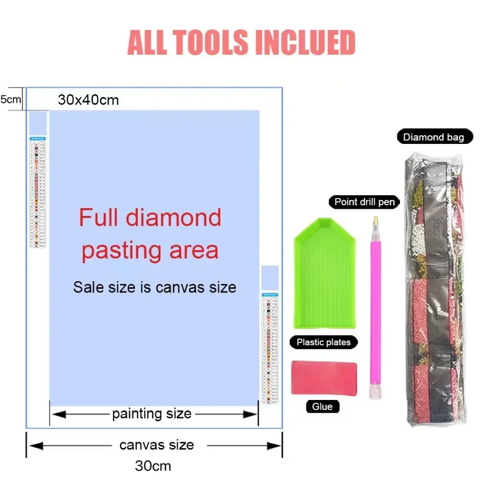 Magic Witch Girl Diamond Painting 5D DIY Art Mosaic Embroidery Bathroom Decor Cross Stitch New Arrivals Adult Gift Offers Large