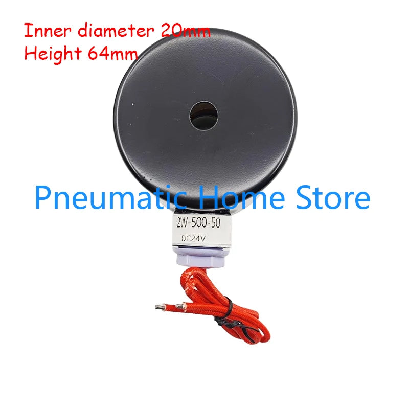 Solenoid Valve Coil for 2W-160-15 2W-200-20 2W-250-25 2W-400-40 2W-500-50 Series Water Valves AC220V DC24V Inner Diameter 16mm