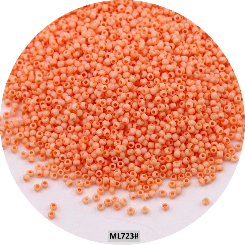 Golden 15/0 Japanese Seedbeads 1.5mm Uniform Metallic Bronze Round Spacer Glass Beads For DIY Jewelry Making Garments Accessory
