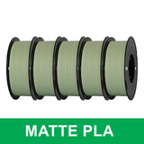 KINGROON 5KG(11LBS) PLA PETG HS-PLA HS-PETG Filament 1.75mm High Speed 3D Printer Material Matte PLA 1kg*5 Roll Mix Color New