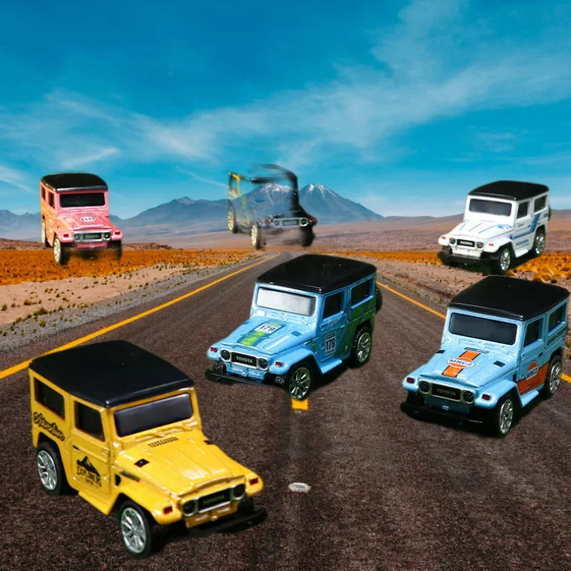 J40Small Mini Remote Control Alloy Birthday Gift Toy Car Model with Lights and Hanging Box for Boys