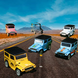 J40Small Mini Remote Control Alloy Birthday Gift Toy Car Model with Lights and Hanging Box for Boys