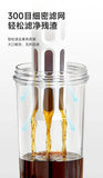 1L cold brew coffee maker manual cold water coffee maker and high capacity water bottle summer portable juice tea coffee kettle