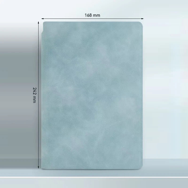 1Pc Reusable Erasable Whiteboard Notebook Leather Portable Drafting Notebook Writing Board Desktop Memo Pad