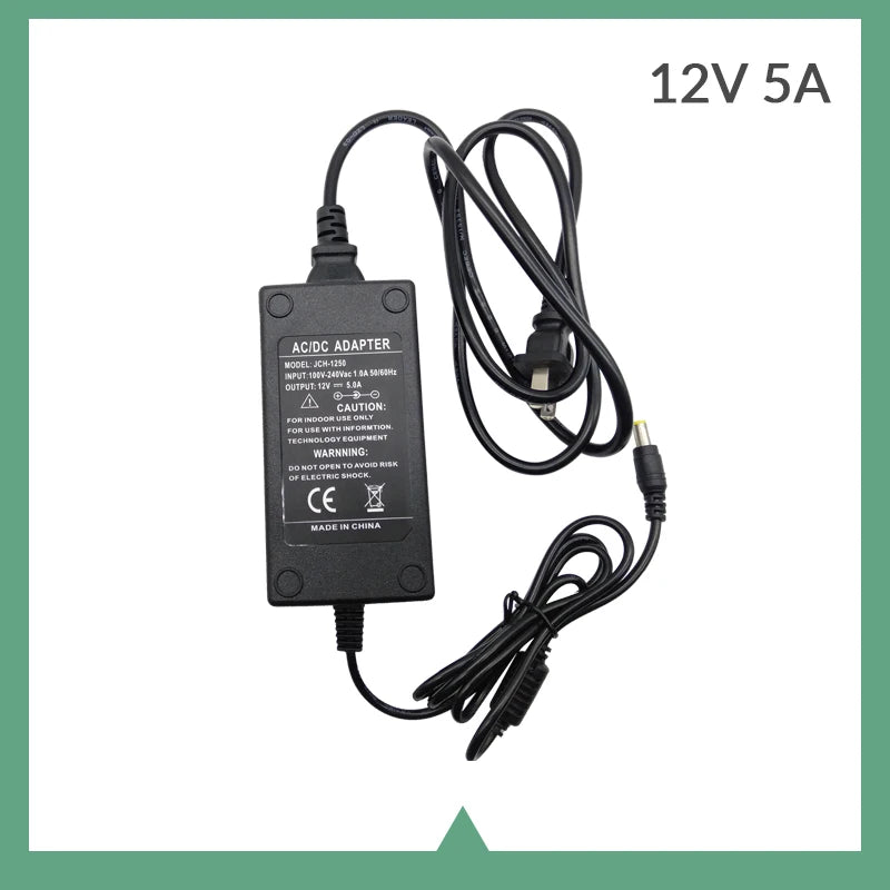 AC 110-240V DC 12V 1A 2A 3A 5A 6A 8A Universal Power Adapter Supply Charger adapter Eu Us Au Uk for 5M 10M 30M LED Light Strips