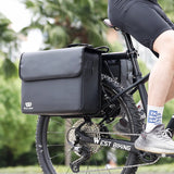 WEST BIKING Bicycle Bag 36L Multifunctional Saddle Bag Waterproof MTB Bike Rack Bag Travel 2 In 1 Big Capacity Bicycle Rear Bag