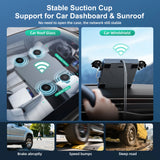 For Starlink Mini Magnetic Suction Cup Car Mount + Rugged Protective Case with Shoulder Strap Tools  for Dashboard/Sunroof/RV