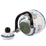 Classic Design Enamel Enamel Tea Kettle European Style Handmade Tea Pot Unbreakable No Whistling Water Kettle Restaurant
