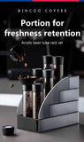 Coffee Beans Storage Container Tube Display Rack Tea Bottle Glass Single Dose Espresso Accessory Coffeware Set Barista Tool Gift