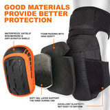 Gel Knee Pads For Work & Gardening – Heavy Duty Professional Knee Pad with EVA Foam&GEL Cushion For Construction, Concrete