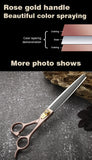 Fenice High-grade 7.5inch JP440C Steel Specials pet grooming thinner scissors Thinning rate 35% Shipping From USA