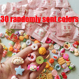 5/30/60pcs Mini Simulation Supermarket Snack Blind Bag Cute Children's Party Kitchen Accessories Blind Box Toys Randomly Sent