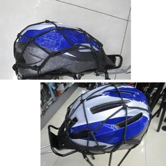 New Arrivals Elasticated Bungee Cargo Luggage Package Net with 6 Hooks for Rear Bicycle Bag Basket Bike Cycling Accessory