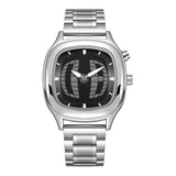 Business AAA Quartz Watch Color Square Y2K Pointer Number Dual Display Steel Personalize Hot Watches Men Dynamic Design Clcok