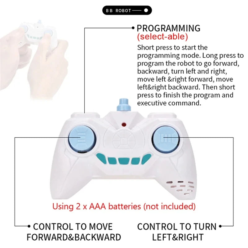 2026 New B78B-RC Robot Electronic Robot Kid Electronic  Gift Intelligent Remote Control Robot