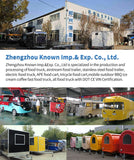 Food Vending Van Catering Fully Equipped Concession Street Mobile Food Truck Cart Fast Food Mobile Store Truck Boutique Trailer