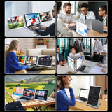 Dual Screen Display 14" to 16" Extended Multiple Monitor Laptop Sub Screen Triple LCD Extender Compatible with All PC Rospider