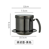 350ml Vietnamese Moka Pot Espresso Coffee Maker Portable Stainless Steel Filter Holder Drip Filter Coffee Accessories