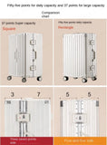 Large Capacity Suitcase 28" 32" Thickened Luggage USB Phone Stand Aluminum Frame Password Trolley Case Travel Wheeled Suitcases