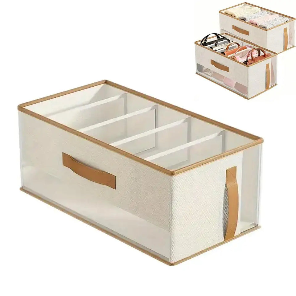 Organizer Box for Storage in The Closet Underwear Drawers Storage Bedroom Cabinet Socks Bra Storage Pants Organizer
