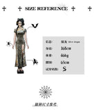 Blood Supply Original New Chinese Cheongsam Slim Dress Tie Tassel Jacquard Tunic Waist Sheath Long Trumpet Dresses Festival