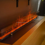 Modern Tv Stand Furniture for Living Room Decorative Led Flame Water Steam Fireplace Embedded Wood Electric Fireplace