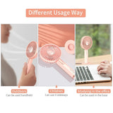 Xiaomi Summer Mini Fan Portable 3 Speed Adjustable Fans USB Rechargeable Desk Handheld Air Conditioner Cooler For Outdoor