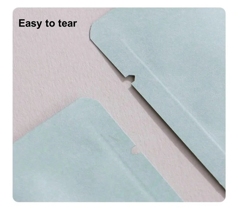 StoBag 200pcs Wholesale Cotton Paper White Packaging Bags Small Heat Sealing for Tea Coffee Powder Storage Pouches Portable