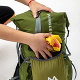 JUNGLEKING CY1050 30L Black Multipurpose Hiking Backpack Trail Running Fastpacking Pack Travel Bag For Outdoor Climbing Trekking